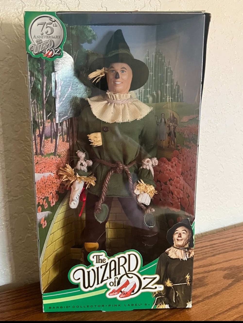 Barbie Collector Pink Label 75th Anniversary Wizard of Oz Scarecrow